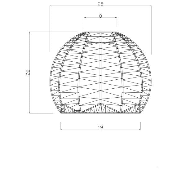 Natural Rattan Cane Shade (Available in 3 Sizes)