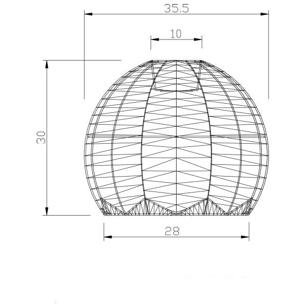 Natural Rattan Cane Shade (Available in 3 Sizes)