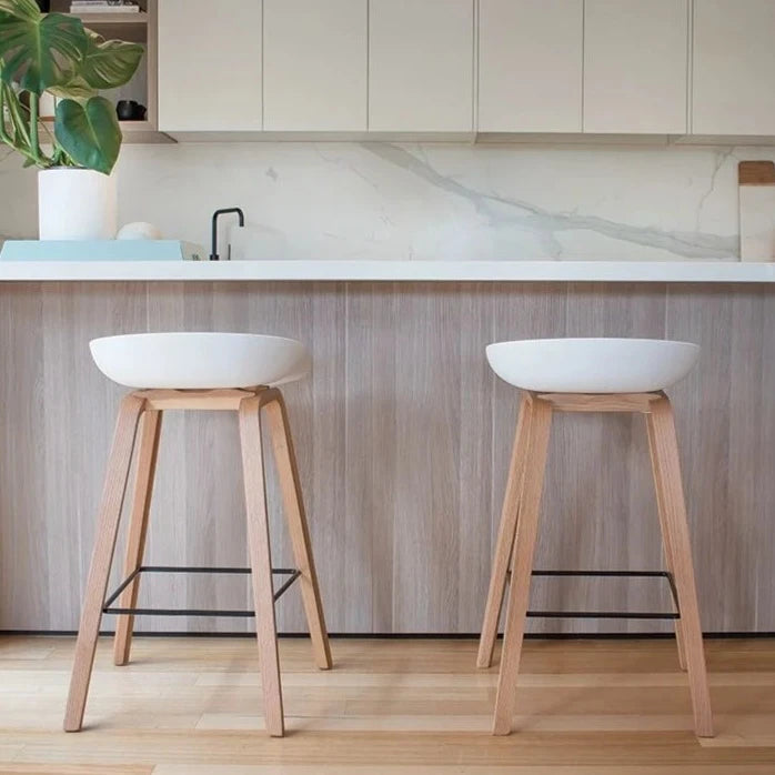 Natural Shell Serenity Stool (Available in 2 Colors)