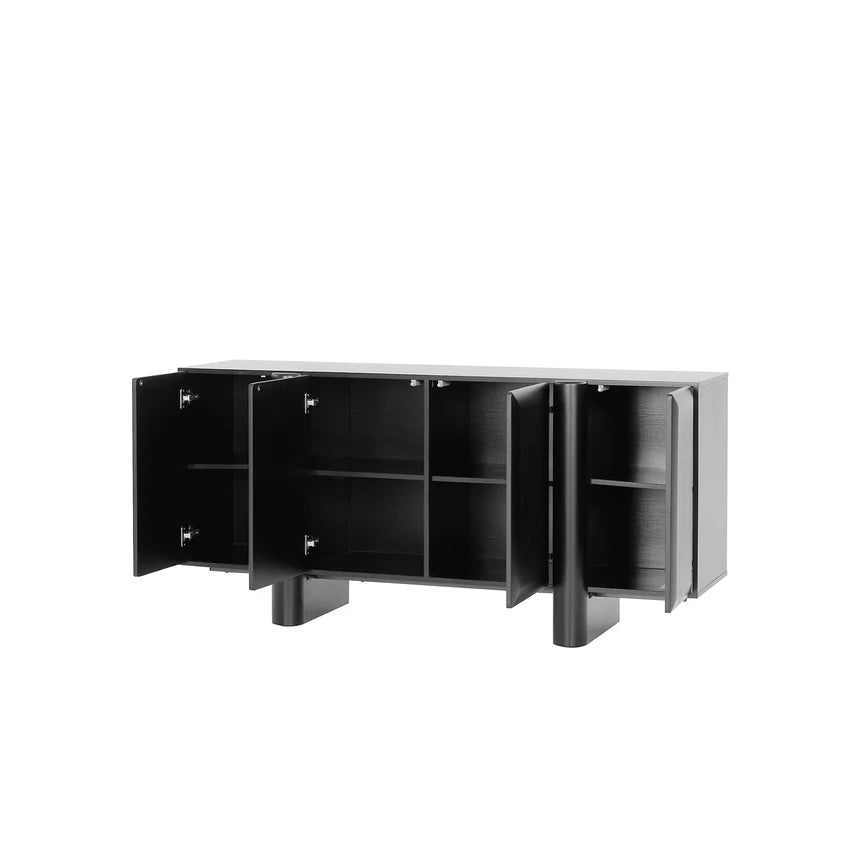 Natural Sideboard Unit 160cms - Black
