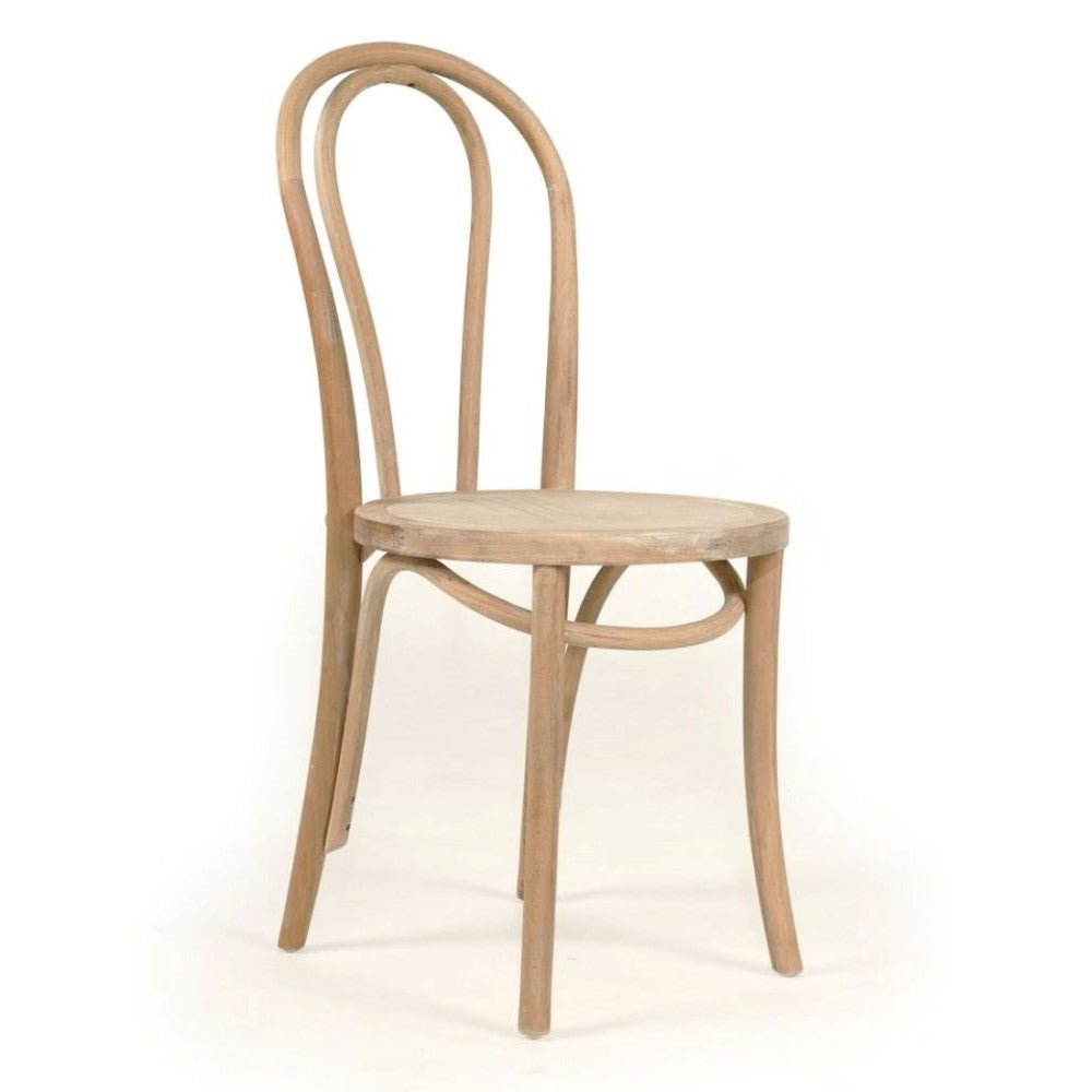 Natural Weathered Oak Finish Dining Chair