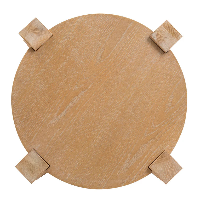 Natural Willow Round Side Table