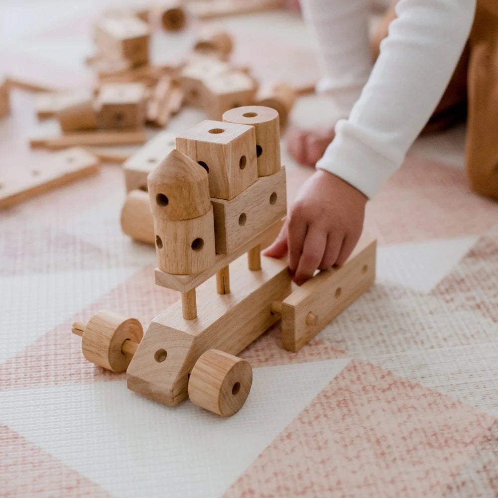 Natural Wood Activity Construction Set