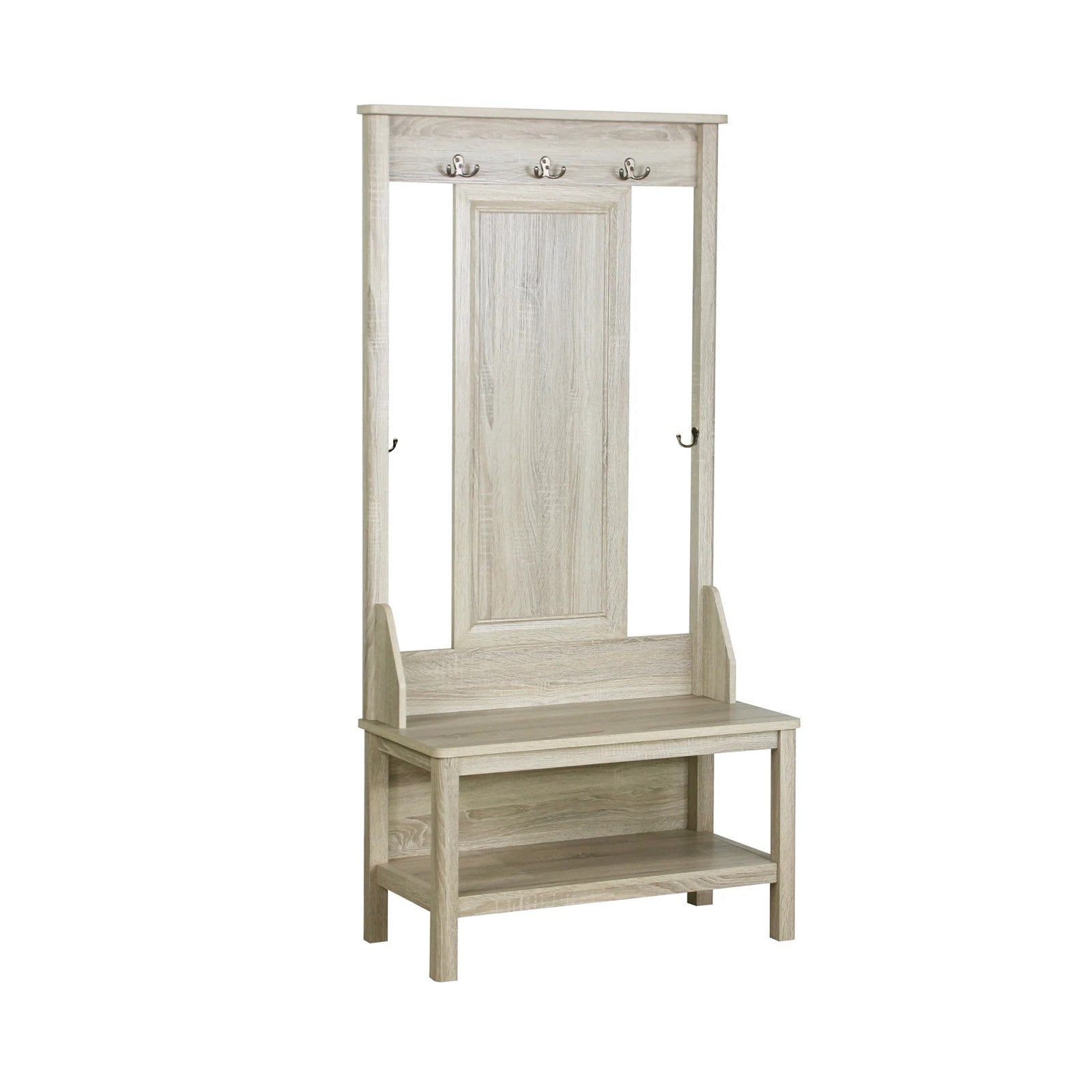 Natural Wood Hutch 5 Coat Hangers(Available in 2 Colors)