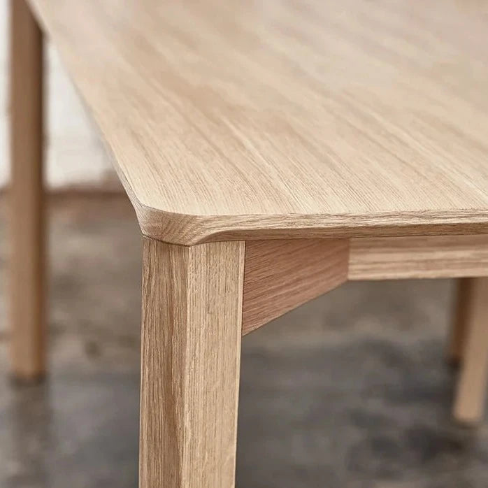 Natural Wooden Dining Table (Available in 2 Sizes)