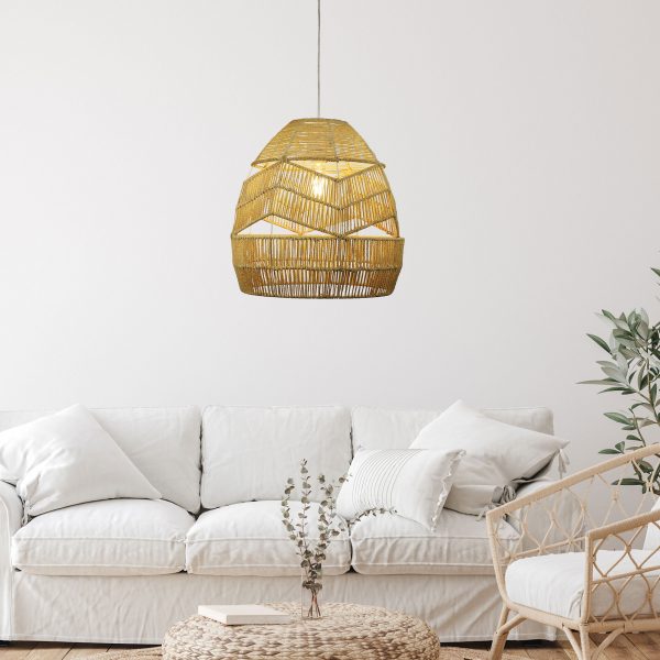 Natural Woven String Shade (Available in 2 Sizes)