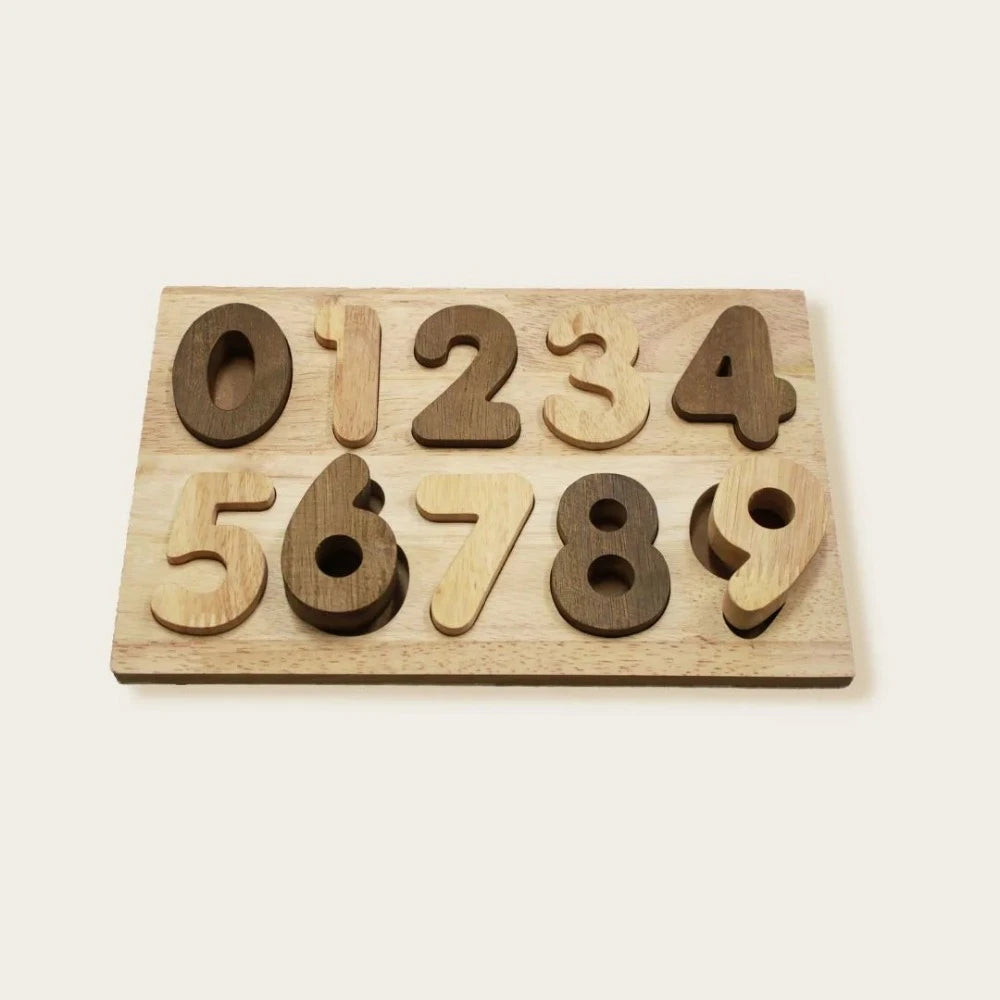 Natural Tone Number Bundle Puzzle