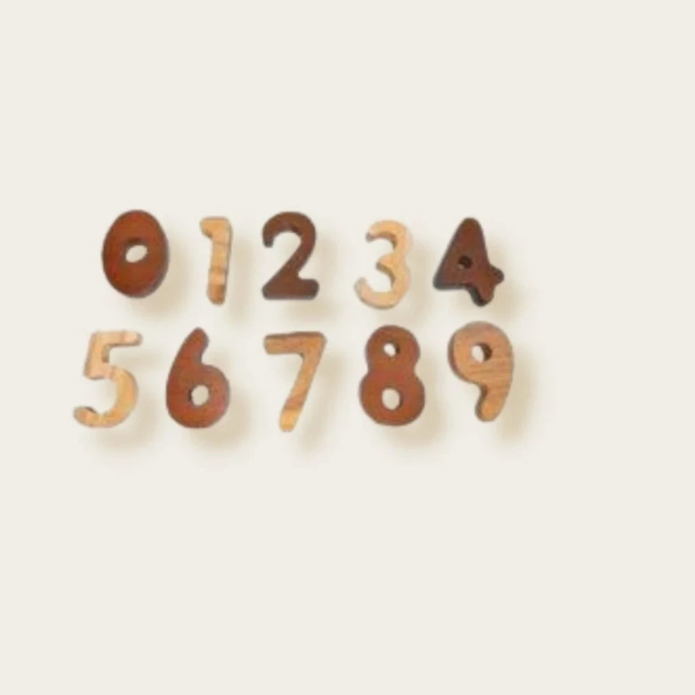 Natural Tone Number Bundle Puzzle