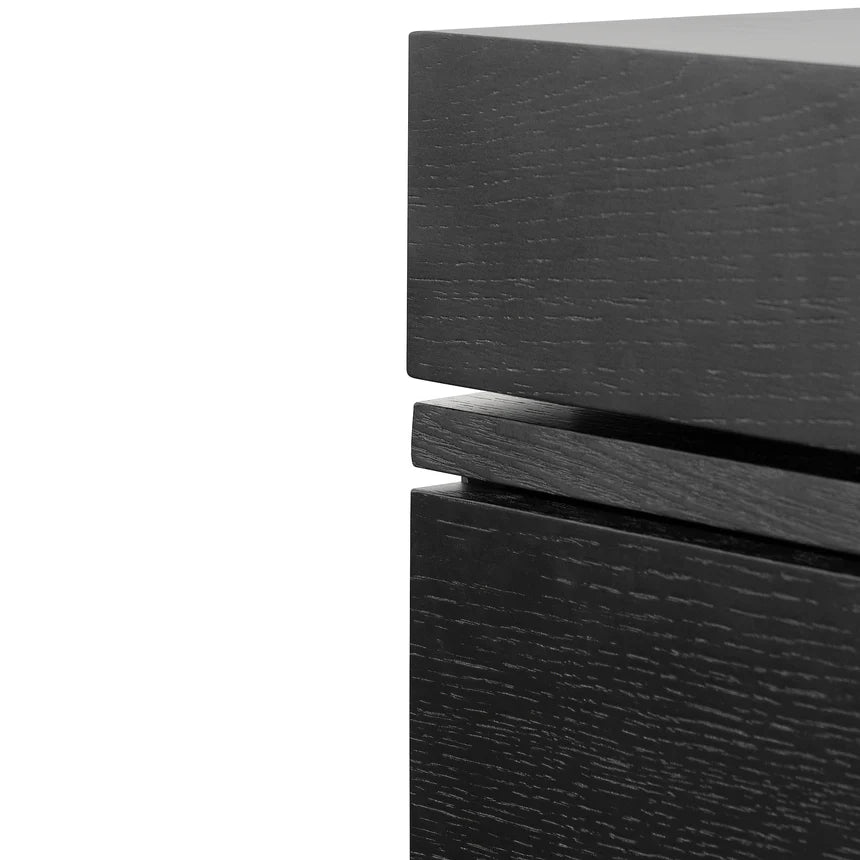 Nature-Inspired Extendable TV Unit - Black