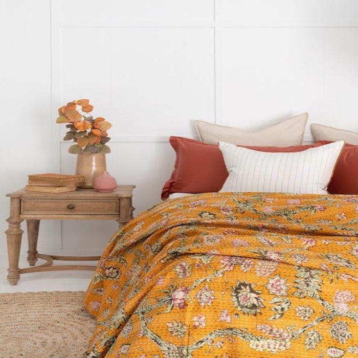 Nature Indoors with our Leaf Inspired Doona-Yellow