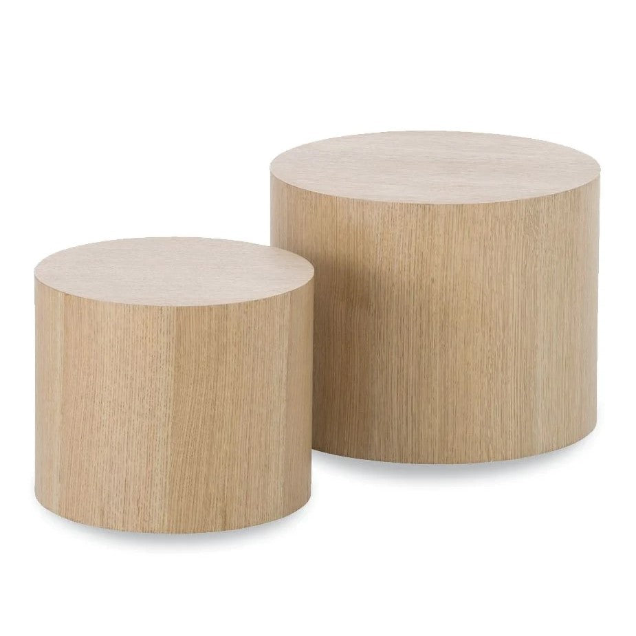 Nature's Nesting Stump Coffee Table Set (Available in 3 Colors)