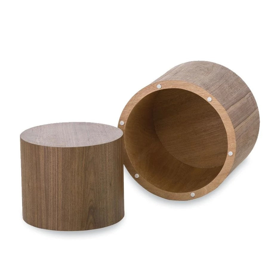 Nature's Nesting Stump Coffee Table Set (Available in 3 Colors)