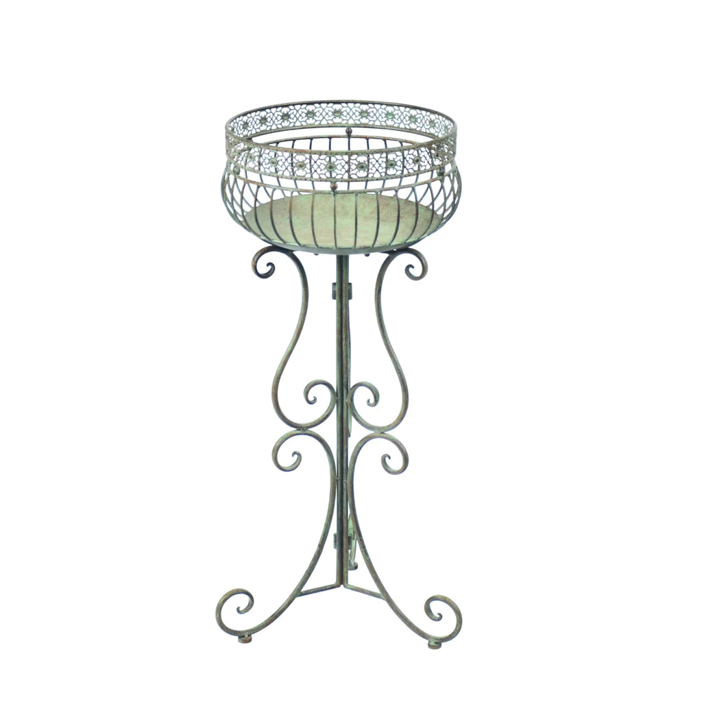 Nature's Nurturer Metal Planter Stand