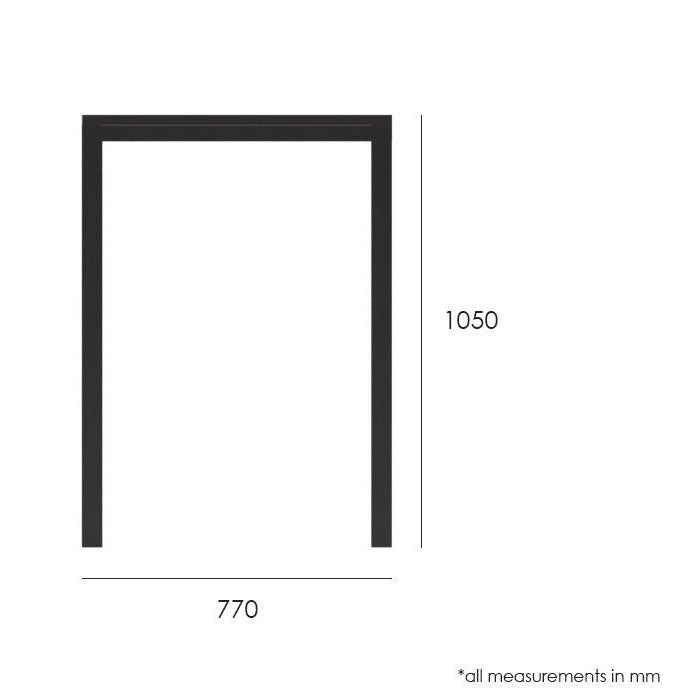 Nature's Summit Outdoor High Table - Black (Available in 2 Sizes)