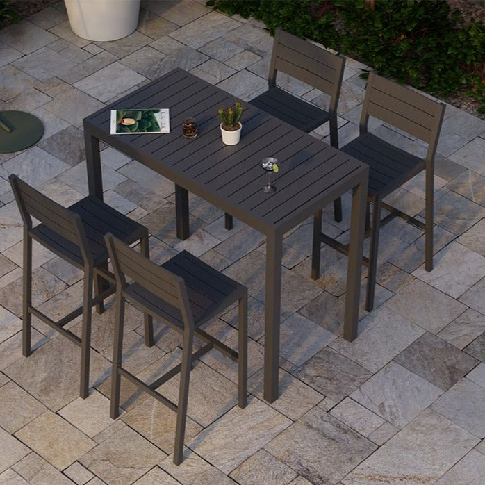 Nature's Summit Outdoor High Table - Black (Available in 2 Sizes)