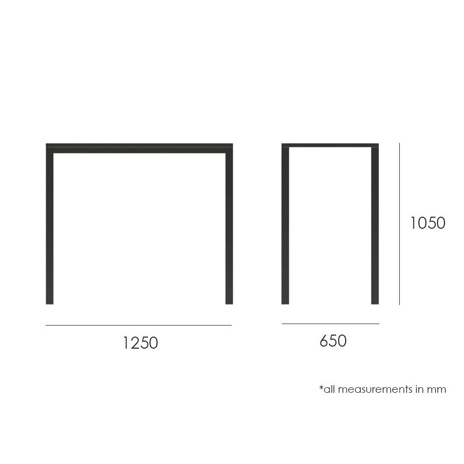 Nature's Summit Outdoor High Table - Black (Available in 2 Sizes)