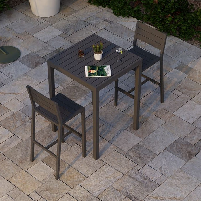 Nature's Summit Outdoor High Table - Black (Available in 2 Sizes)