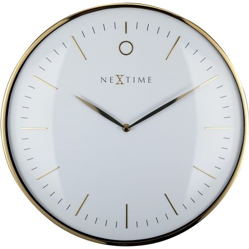 NeXtime Glamour Wall Clock 30cm - White
