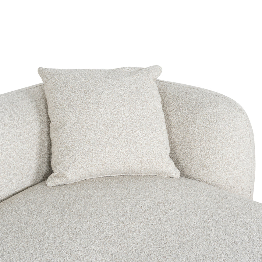 Neutral Elegance 3-Seater Right Chaise Sofa - Beige