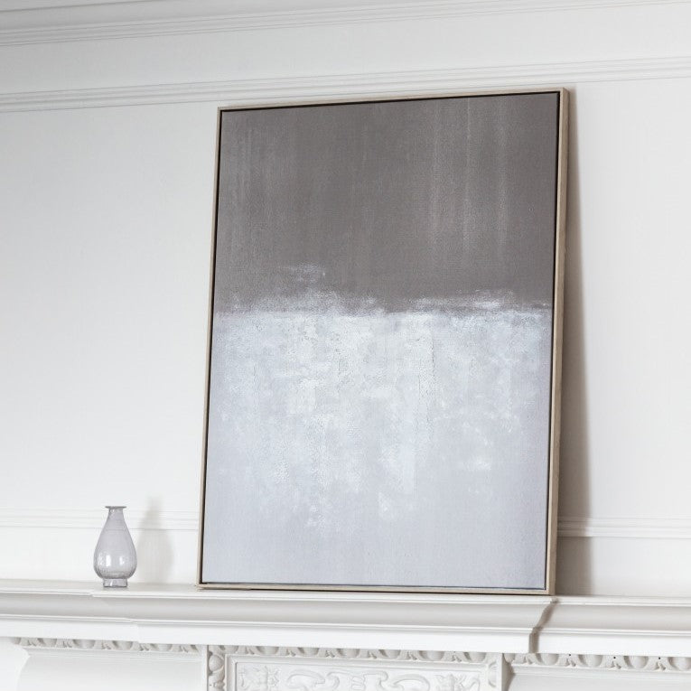 Neutral Tranquility Landscape Canvas - Taupe
