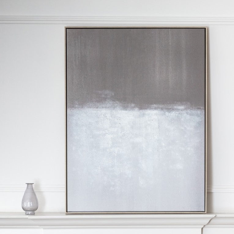 Neutral Tranquility Landscape Canvas - Taupe