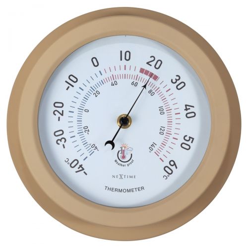 NeXtime Lily Outdoor Wall Hanging Thermometer - 22cm