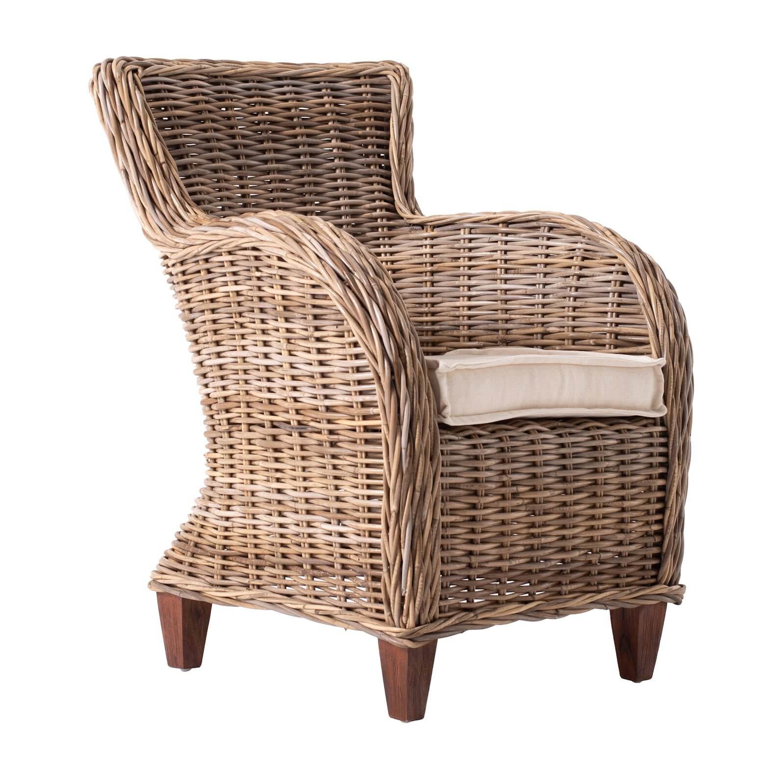 Noble Woven Rattan Armchair Medium (Set of 2)