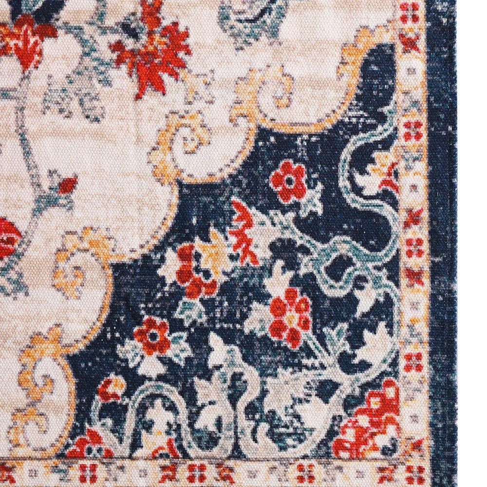 Nomadic Threads Cotton & Wool Boho Rug