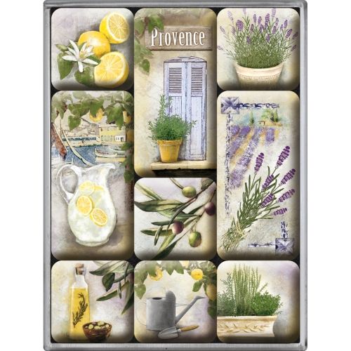 Nostalgic-Art 9pc Fridge Magnet Set Mediterranean