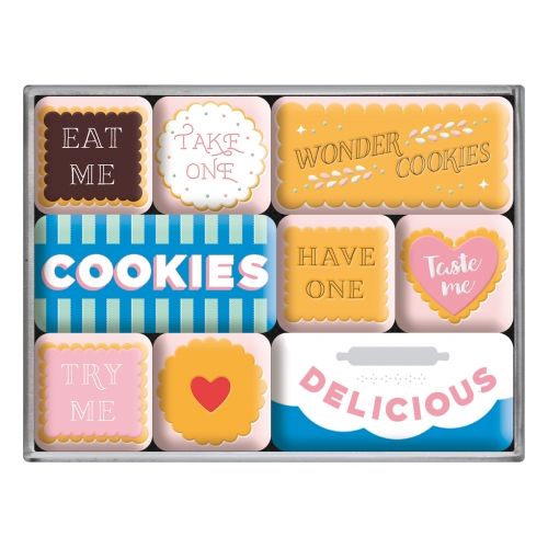 Nostalgic-Art 9pc Fridge Magnet Set Wonder Cookies