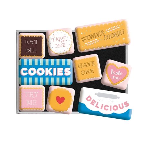 Nostalgic-Art 9pc Fridge Magnet Set Wonder Cookies