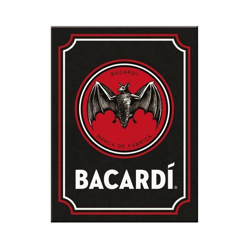 Nostalgic-Art Fridge Magnet Bacardi 6x8cms