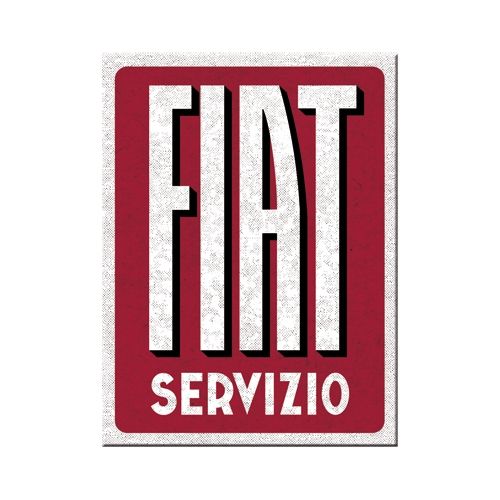 Nostalgic-Art Fridge Magnet Fiat Servizio 6x8cms