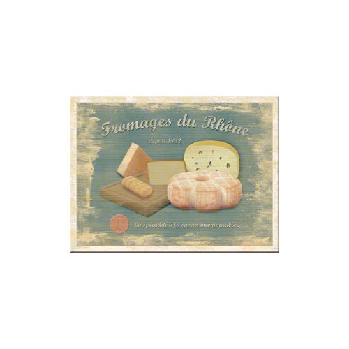 Nostalgic-Art Fridge Magnet Fromages 6x8cms
