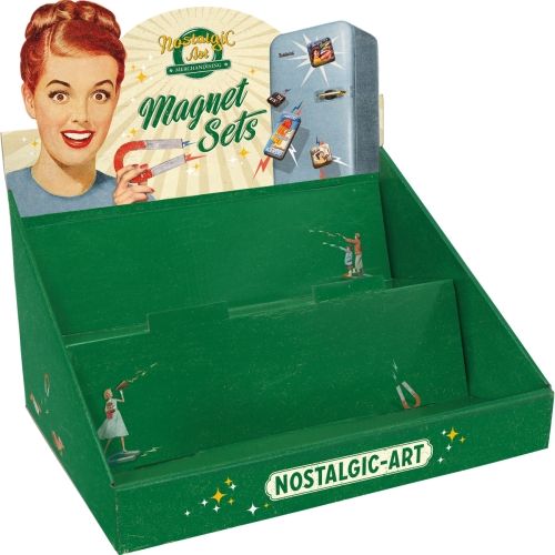 Nostalgic-Art Magnet Set Display - Wood
