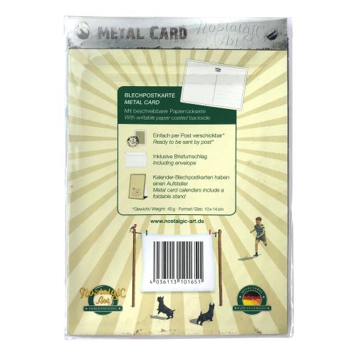 Nostalgic-Art Metal Postcard Bulli Original Ride 10x14cm