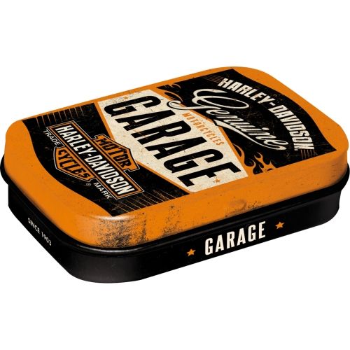 Nostalgic-Art Mint Box Harley Davidson Genuine Garage - 4x6x2cms