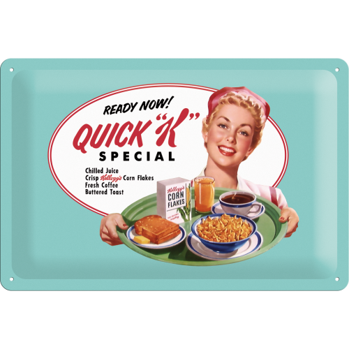 Nostalgic-Art Quick K 20 x 30cm Sign Board