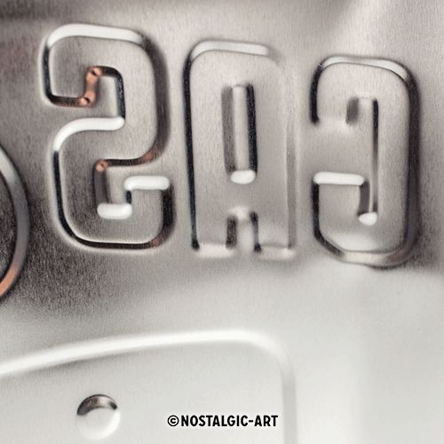 Nostalgic-Art Route 66 Gas Station 20 x 30cm Sign Board