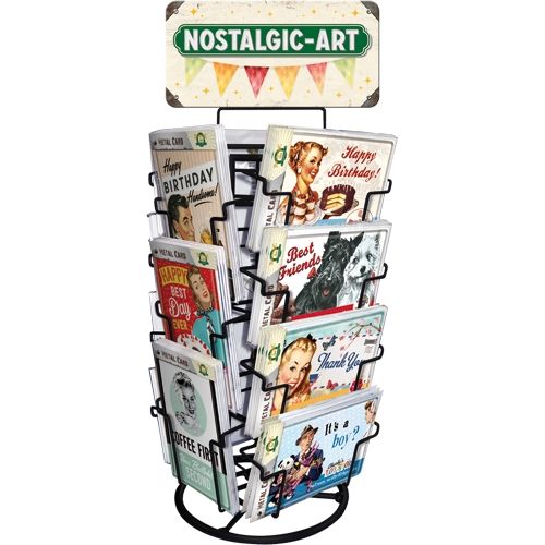 Nostalgic-Art Side Metal Cards Spinner 37cms