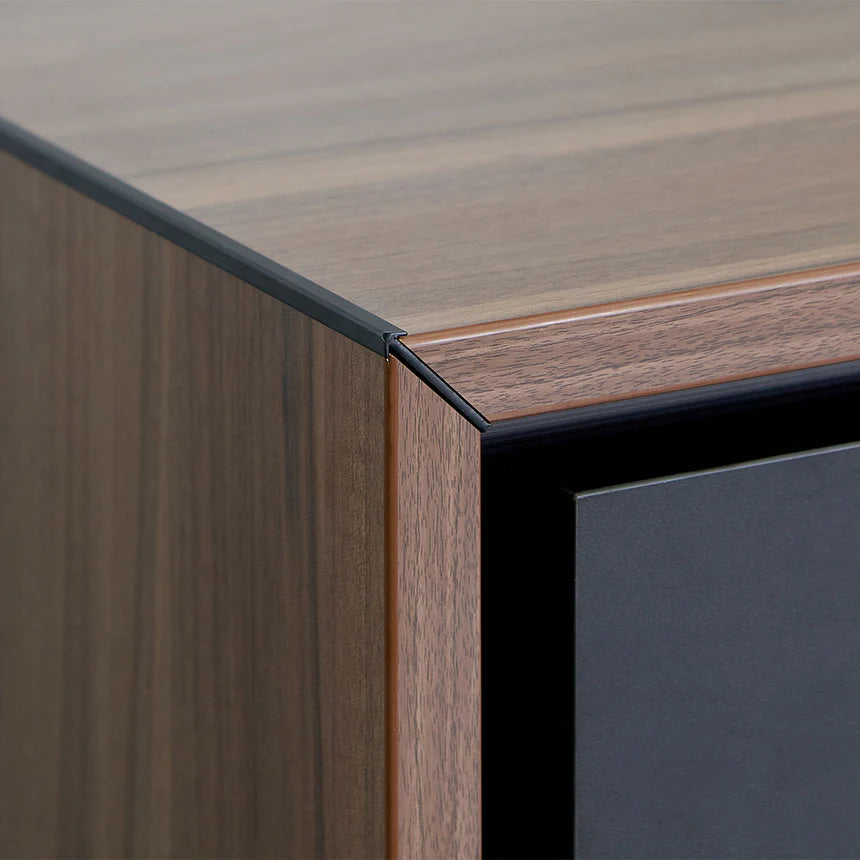 Office Space Left Return Office Desk - Walnut