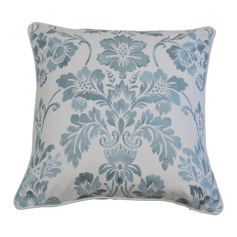 Olivia Cotton 50x50cm Cushion Cover - Baby Blue