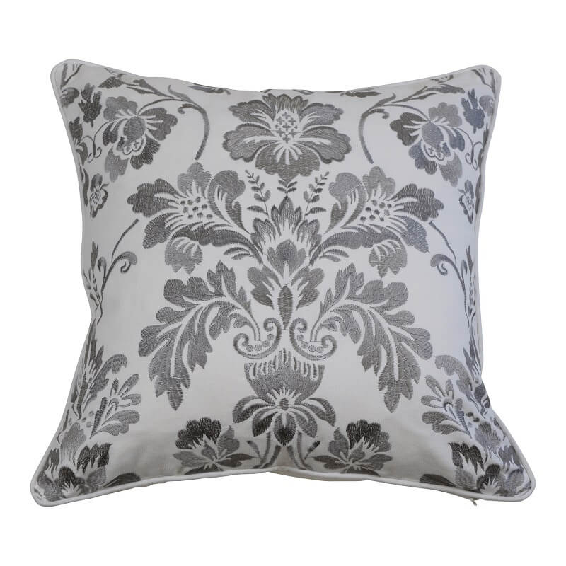 Olivia Cotton 50x50cm Cushion Cover - Grey