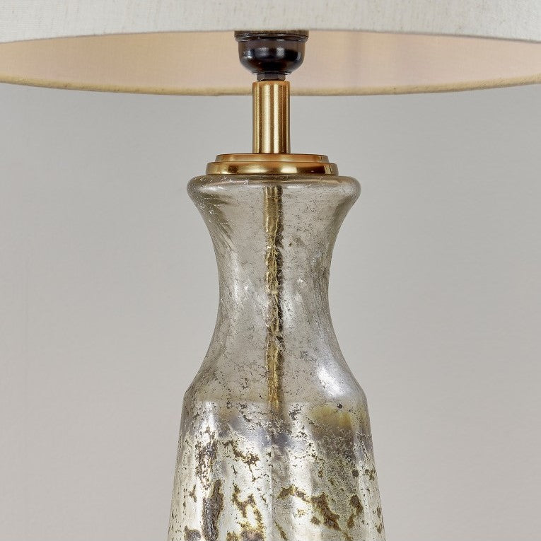 Ombre Opulence Hammered Table Light