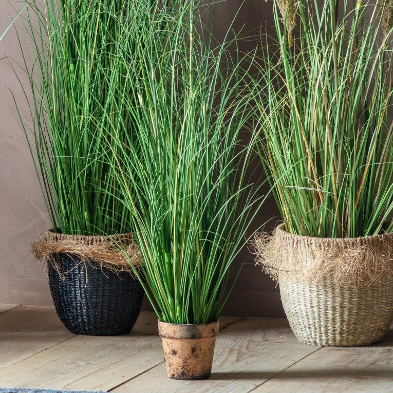 Potted Artificial Stylish Onion Grass