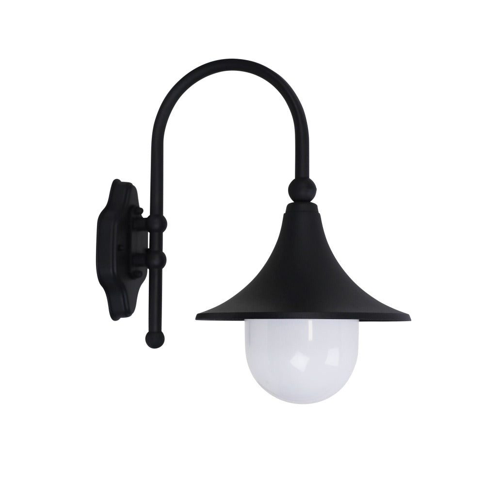 Opal Acrylic Aluminium Outdoor Wall Light (Available in 2 Colors)