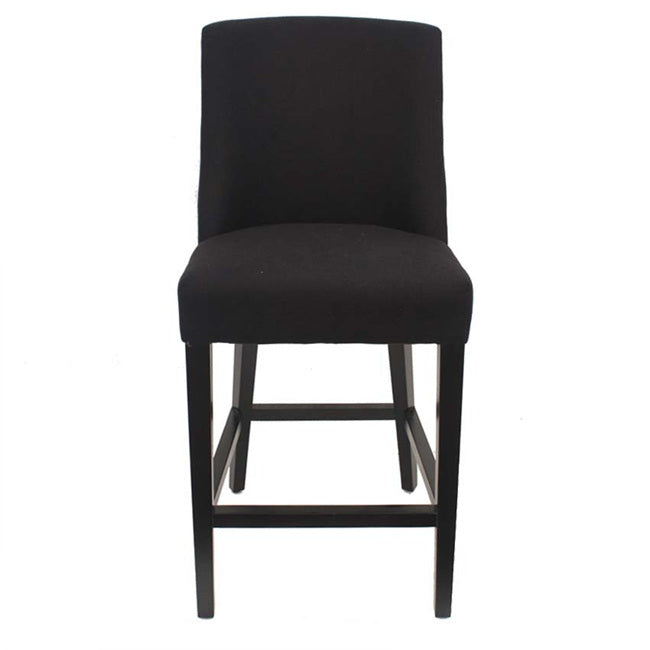Ophelia Tall Black Barstool with Ring