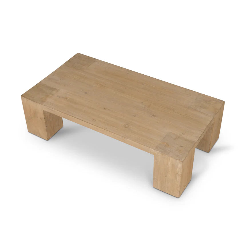 Organic Elegance Natural Elm Coffee Table - 130cms