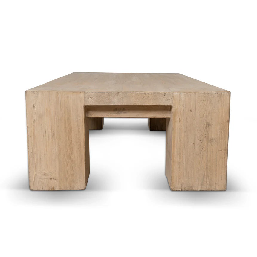 Organic Elegance Natural Elm Coffee Table - 130cms