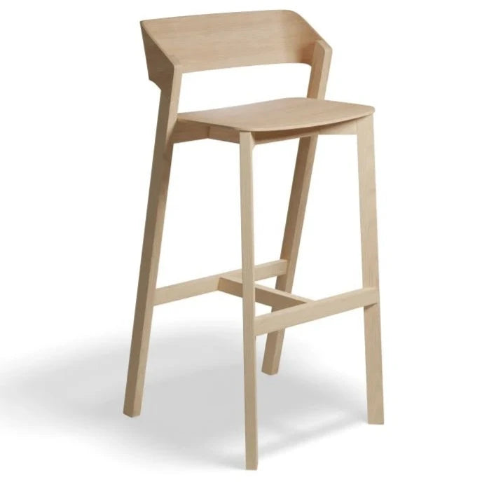 Organic Timber Natural Shade High Stool (Available in 2 Sizes)